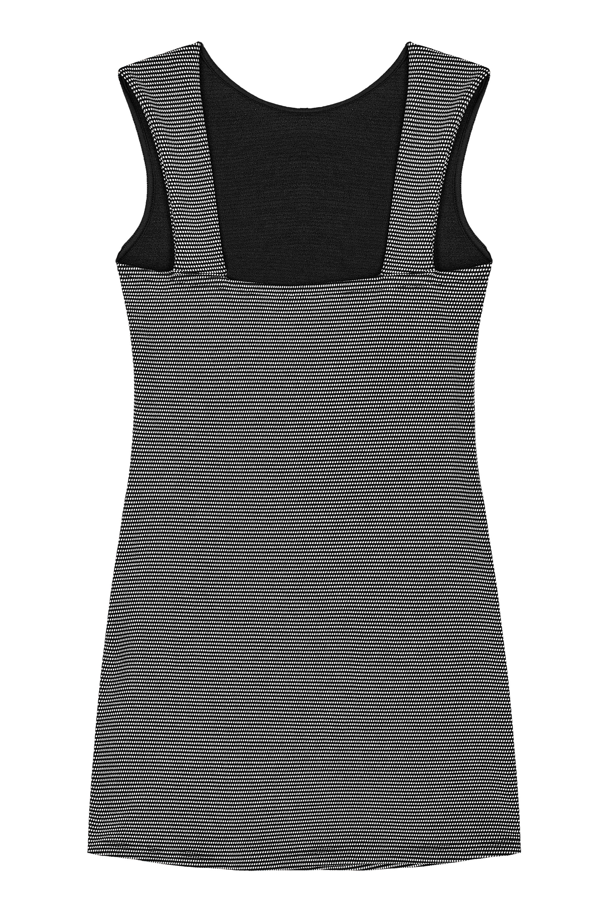 Vestido Juvenil em Malha Trabalhada (Preto) Gloss - Imagem 20